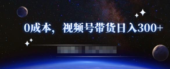 零基础视频号带货赚钱项目，0成本0门槛轻松日入300+【视频教程】|小鸡网赚博客
