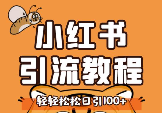 小红书运营引流全系列课程，每天引流100精准粉|小鸡网赚博客