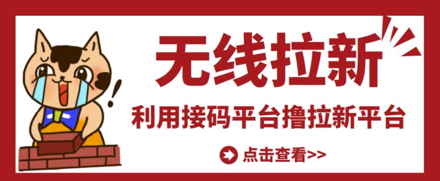最新接码无限拉新项目，利用接码平台赚拉新平台差价，轻松日赚500+|小鸡网赚博客