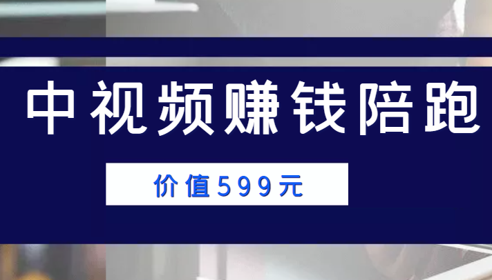 中视频赚钱陪跑，卖中视频账户赚钱收益陪跑项目（价值599元）|小鸡网赚博客