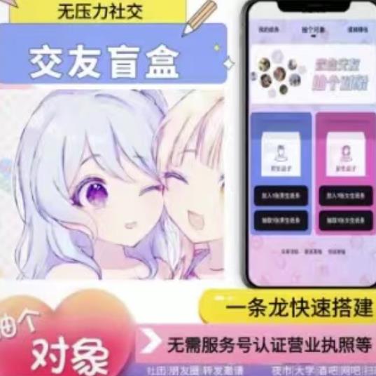 搭建交友盲盒网站，号称一天300—500＋【源码+教程】|小鸡网赚博客