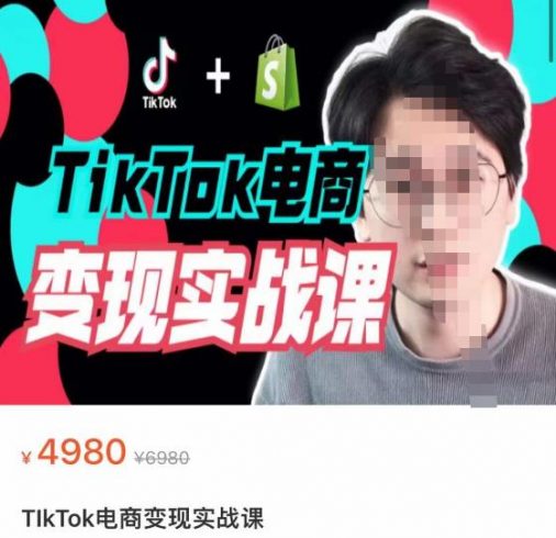 TikTok电商学长Ethan·TikTok电商变现实战课，TikTok运营及广告投放+Shopify独立站运营|小鸡网赚博客