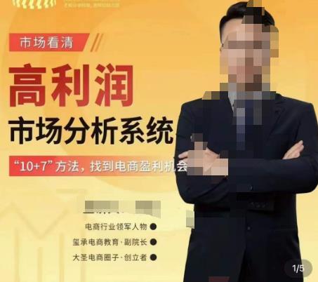 大圣电商市场看清·高利润市场分析系统-10+7找到电商盈利机会|小鸡网赚博客