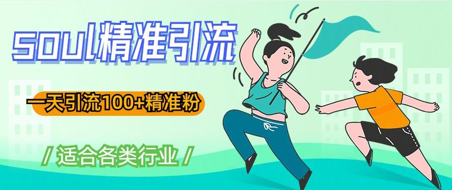 soul精准引流系列课程，一天引流100+精准粉，适合各类行业|小鸡网赚博客