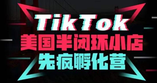 疯人院·TikTok美国半闭环小店孵化营，抢占TikTok美国蓝海市场，开店、运营、带货、投流全实操|小鸡网赚博客