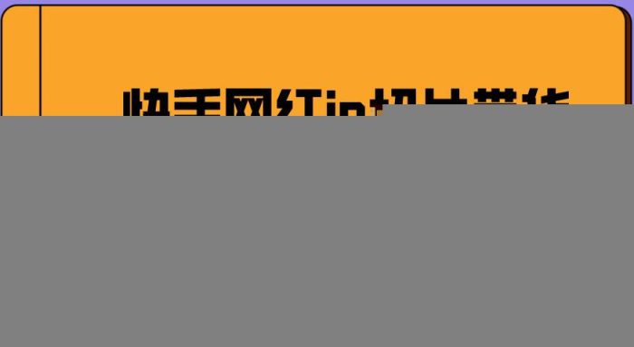 2023爆火的快手网红IP切片，号称日佣5000＋的蓝海项目，二驴的独家授权|小鸡网赚博客