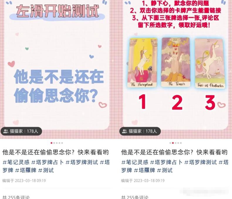 冷门赛道塔罗牌占卜项目,新手操作好也能轻松月入过万,玩法无私分享给你