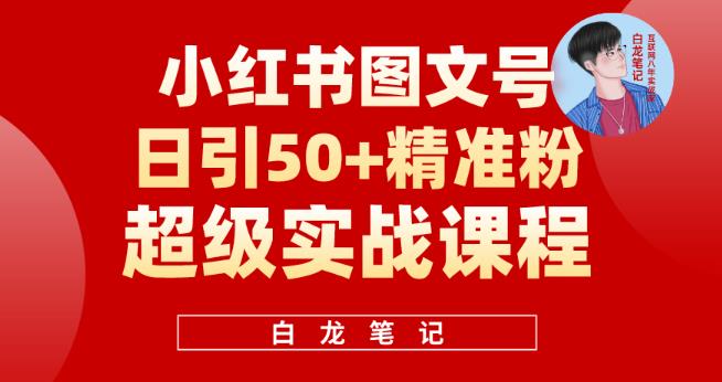 小红书图文号日引50+精准流量，超级实战的小红书引流课，非常适合新手【揭秘】|小鸡网赚博客
