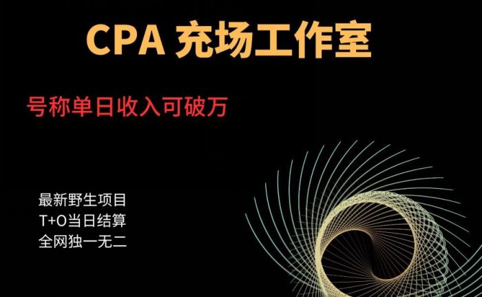 cpa充场工作室，号称单日收入10000+（揭秘）|小鸡网赚博客