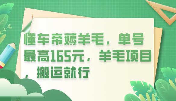 懂车帝薅羊毛，单号最高165元，羊毛项目，搬运就行【揭秘】|小鸡网赚博客