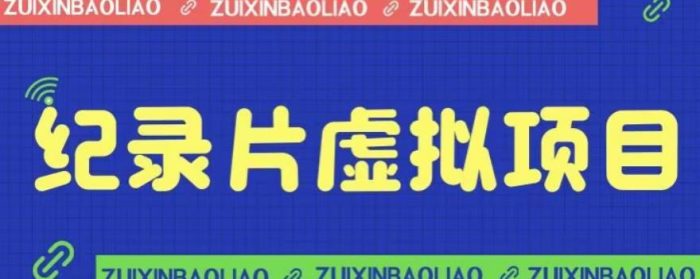 价值1280的蓝海纪录片虚拟项目，保姆级教学，轻松日入600+【揭秘】|小鸡网赚博客