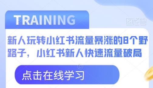 新人玩转小红书流量暴涨的8个野路子，小红书新人快速流量破局|小鸡网赚博客