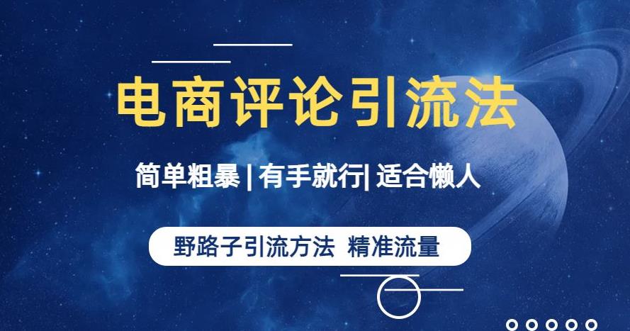 简单粗暴野路子引流-电商平台评论引流大法，适合懒人有手就行【揭秘】|小鸡网赚博客