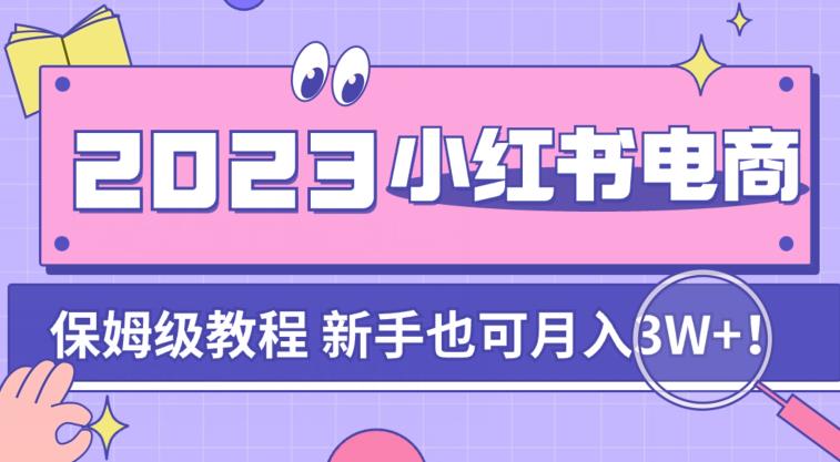 阿本小红书电商陪跑营4.0，带大家从0到1把小红书做起来|小鸡网赚博客