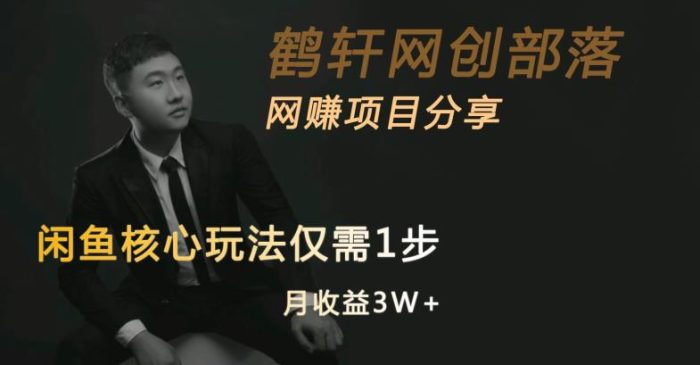 闲鱼核心玩法不卖货也能1年变现20W,玩法简单|小鸡网赚博客