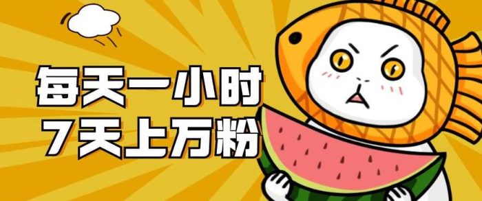 暴力涨粉项目：每天一小时，七天上万粉【揭秘】|小鸡网赚博客