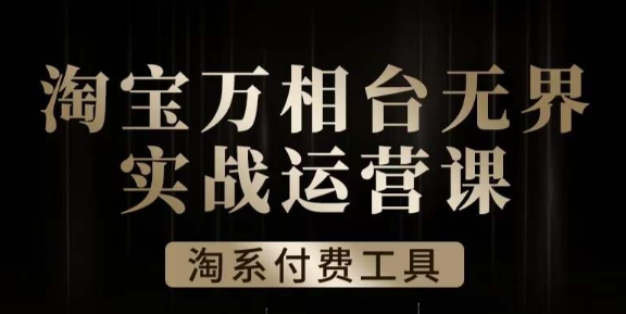 沧海·淘系万相台无界实战运营课，万相台无界实操全案例解析|小鸡网赚博客