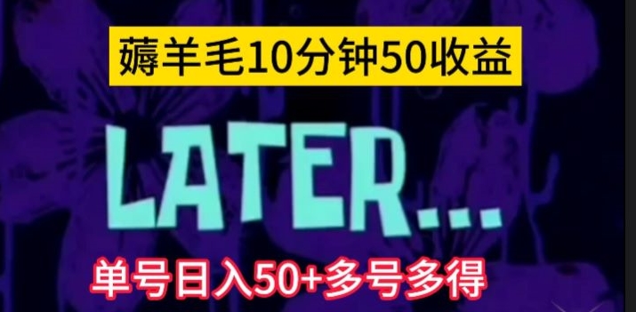 美团薅羊毛玩法，单号日入50+多号多得【仅揭秘】|小鸡网赚博客