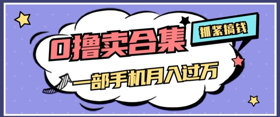 0撸项目月入过万，售卖全套ai工具合集，一单29.9元，一部手机即可【揭秘】|小鸡网赚博客