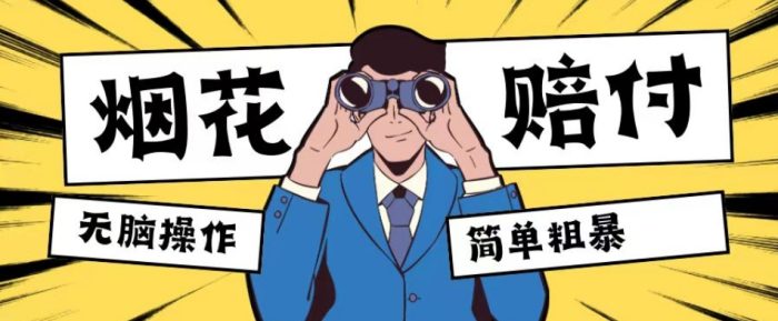 最新蓝海玩法，烟花爆竹赔付，单订单赔付200-500无脑操作【仅揭秘】|小鸡网赚博客