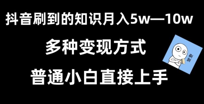 抖音刷到的知识，每天只需2小时，日入2000+，暴力变现，普通小白直接上手【揭秘】|小鸡网赚博客