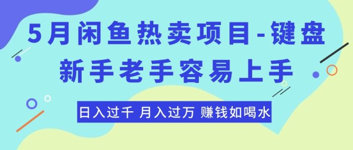 （10749期）最新闲鱼热卖项目-键盘，新手老手容易上手，日入过千，月入过万，赚钱…|小鸡网赚博客