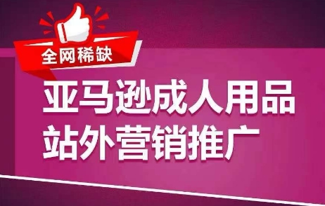 全网稀缺！亚马逊成人用品站外营销推广，教你引爆站外流量，开启爆单模式|小鸡网赚博客