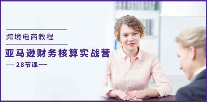 （11706期）跨境电商教程：亚马逊-财务核算实战营（28节课）|小鸡网赚博客