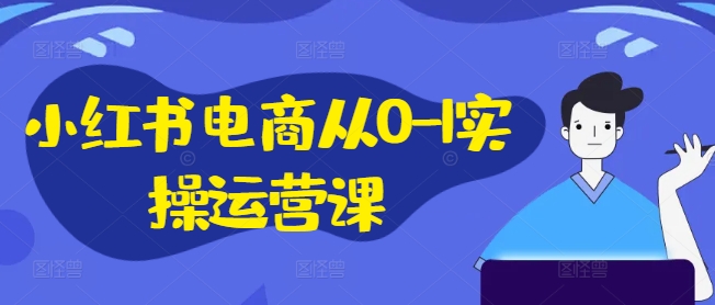 小红书电商从0-1实操运营课，小红书手机实操小红书/IP和私域课/小红书电商电脑实操板块等|小鸡网赚博客