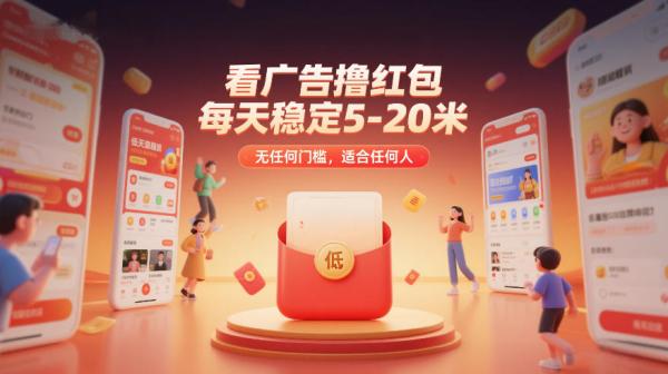 看广告撸红包，每天稳定5-20米，无任何门槛，适合任何人|小鸡网赚博客