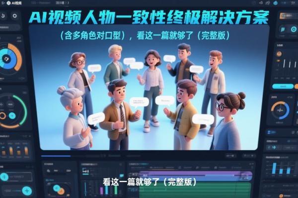 AI视频人物一致性终极解决方案（含多角色对口型），看这一篇就够了（完整版）|小鸡网赚博客