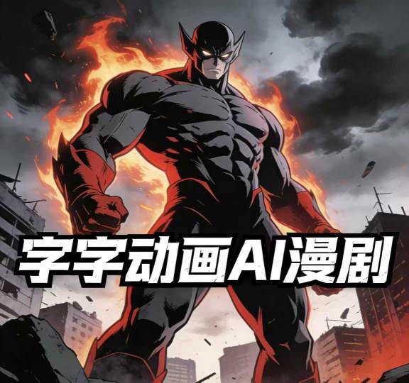 字字动画AI漫剧2026年第1期系统课程，小白看完就能学会实操的漫剧课，单人月收1-3W|小鸡网赚博客