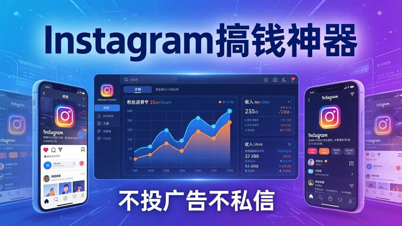 Instagram搞钱神器：月涨6万粉+月入5万刀，不投广告不私信，靠算法+低价产品|小鸡网赚博客