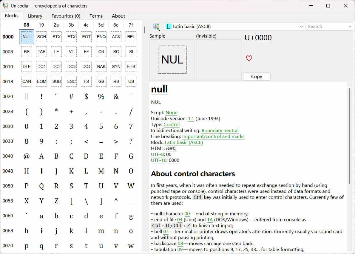 Unicode字符查询Unicodia v3.1.2绿色版|小鸡网赚博客