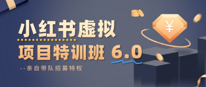 小红书虚拟项目特训课8.0，帮你从0到1打造稳定盈利的店铺，抓住流量红利(更新3月)|小鸡网赚博客