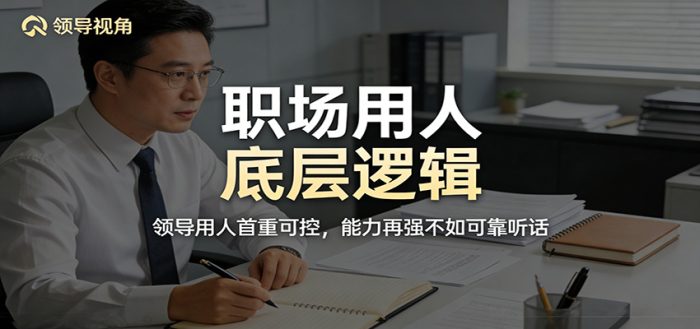 公众号付费文章：职场用人底层逻辑，领导用人首重可控，能力再强不如可靠听话|小鸡网赚博客