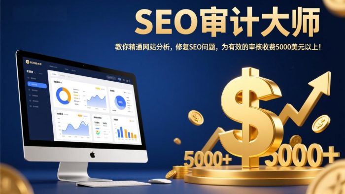 SEO审计大师：教你精通网站分析，修复SEO问题，为有效的审核收费5000美元以上！|小鸡网赚博客