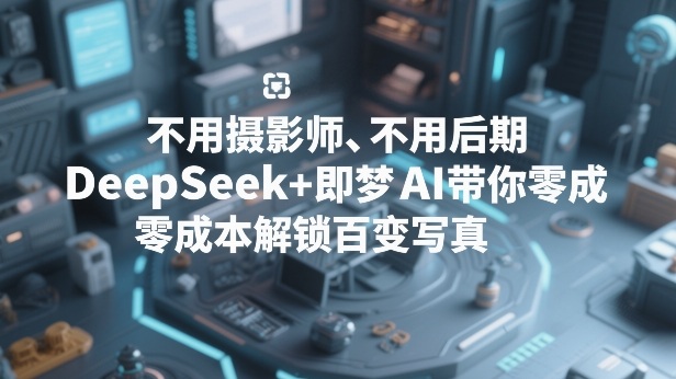 不用摄影师、不用后期，DeepSeek+即梦AI带你零成本解锁百变写真！|小鸡网赚博客