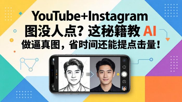 YouTube+Instagram图没人点?这秘籍教 AI 做逼真图,省时间还能提点击量|小鸡网赚博客
