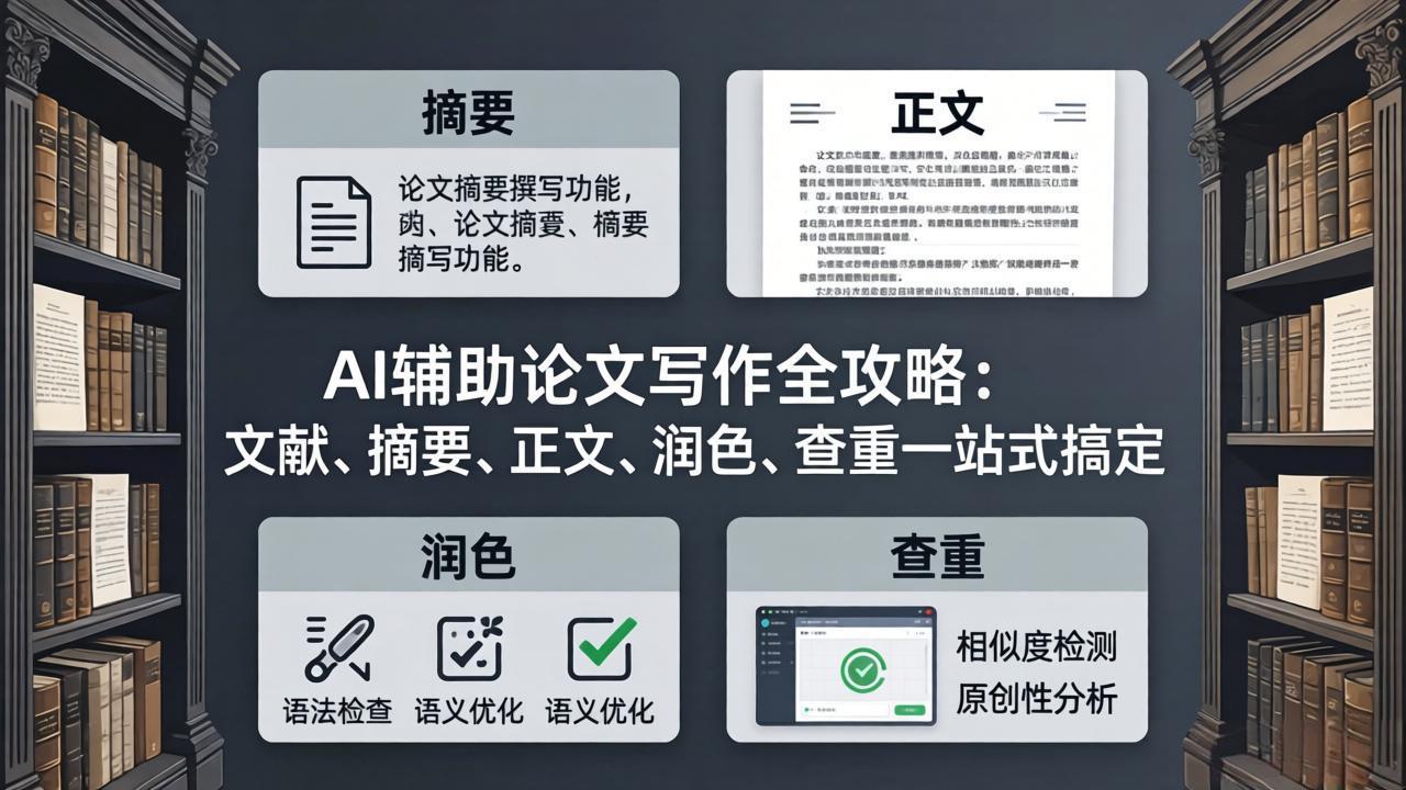 AI辅助论文写作全攻略：文献、摘要、正文、润色、查重一站式搞定|小鸡网赚博客