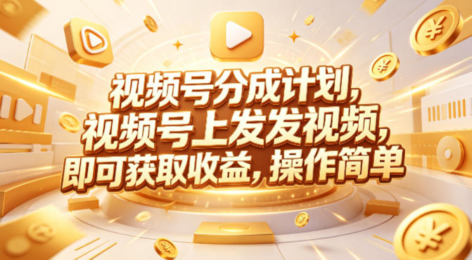 视频号分成计划，599元众筹的Red团队课程，视频号上发发视频，即可获取收益，操作简单|小鸡网赚博客