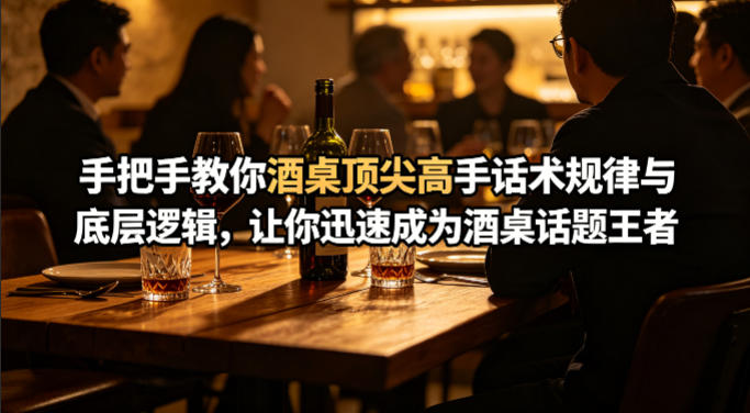 付费文章：手把手教你酒桌顶尖高手话术规律与底层逻辑，让你迅速成为酒桌话题王者(二十年全网独家经验分享)|小鸡网赚博客