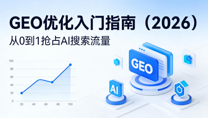 【最新】GEO优化入门指南(2026)，从0到1抢占AI搜索流量|小鸡网赚博客
