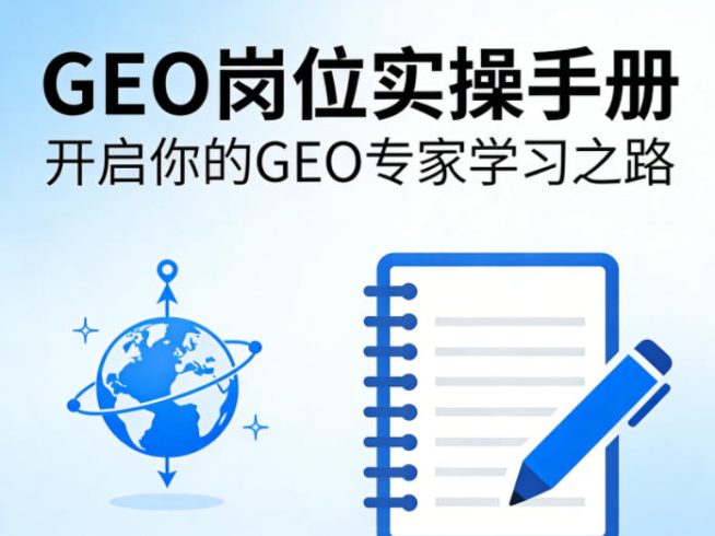 GEO岗位实操手册，开启你的GE0专家学习之路|小鸡网赚博客