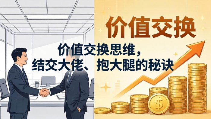 某付费文章：价值交换思维，结交大佬、抱大腿的秘诀|小鸡网赚博客