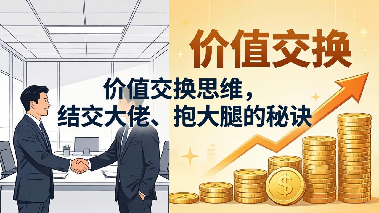 某付费文章：价值交换思维，结交大佬、抱大腿的秘诀|小鸡网赚博客