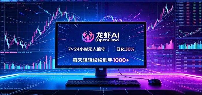 龙虾AI(OpenClaw)全自动挂机，智能操控电脑高效执行任务，每天轻松到手四位数|小鸡网赚博客