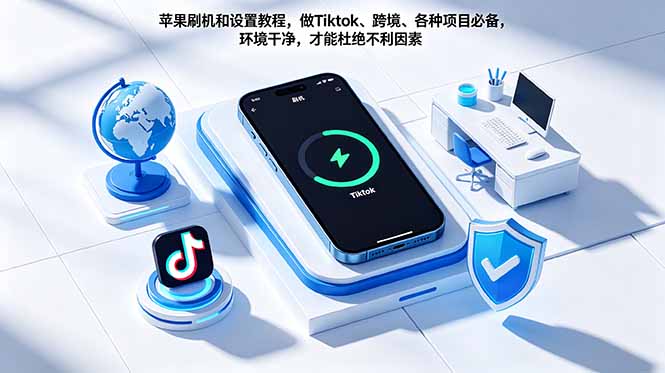 苹果刷机和设置教程，做Tiktok、跨境、各种项目必备，环境干净，才能杜绝不利因素|小鸡网赚博客