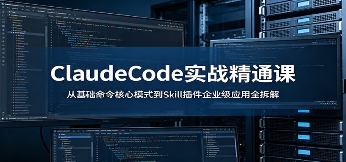 ClaudeCode实战精通课：从基础命令核心模式到Skill插件企业级应用全拆解|小鸡网赚博客