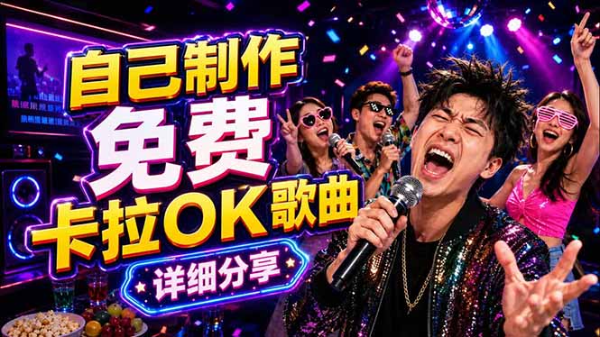 免费卡拉OK歌曲制作全攻略：音轨分离字幕制作，零基础快速做出专业K歌视频|小鸡网赚博客